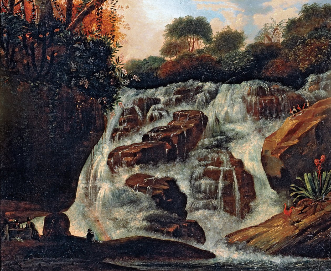 Grande cascata di Tijuca da Manuel Araújo de Porto Alegre