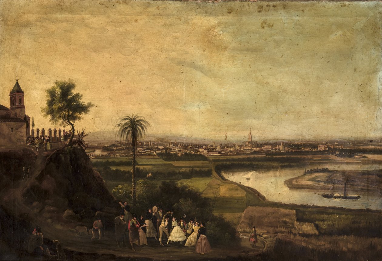 Siviglia da San Juan de Aznalfarache da Manuel Barron y Carrillo