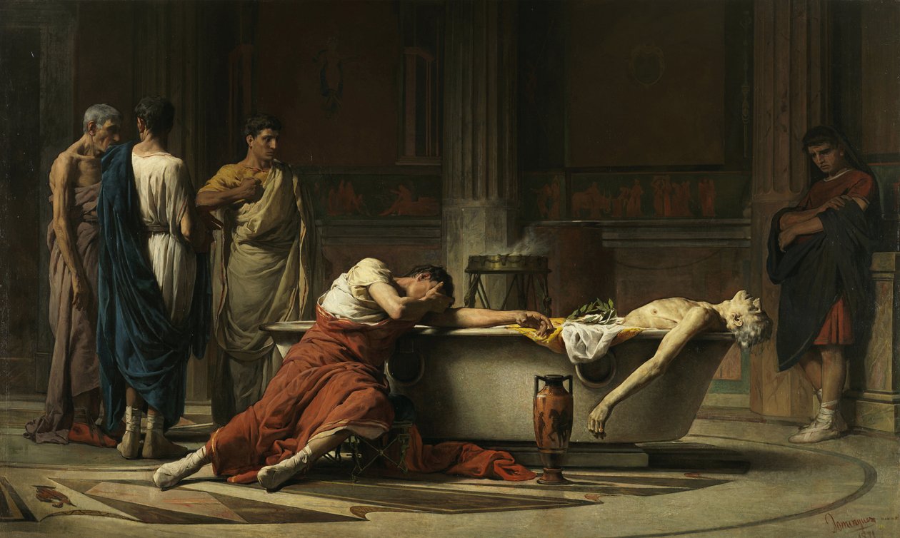 La morte di Seneca da Manuel Dominguez y Sanchez