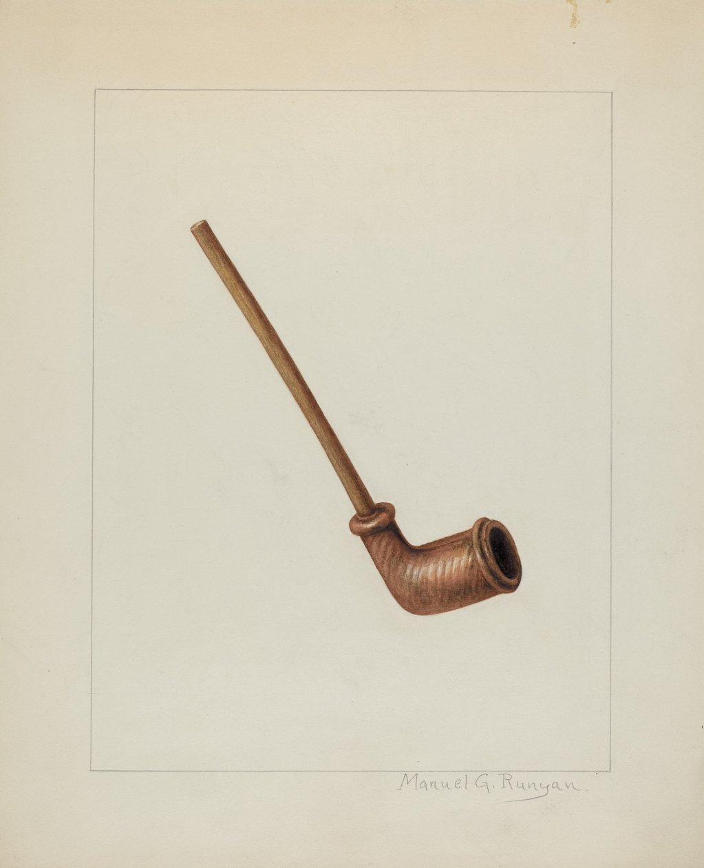 Pipa di argilla da Manuel G. Runyan