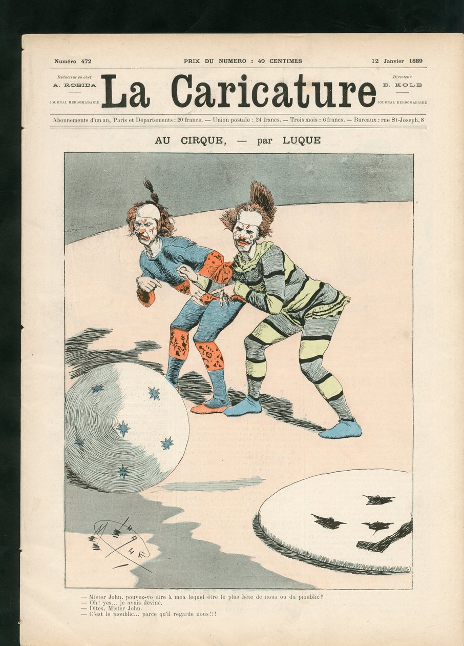 La Caricature (1880) da Manuel Luque