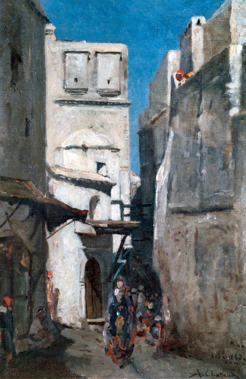 Strada ad Algeri, c1864-1892 da Marc Alfred Chataud
