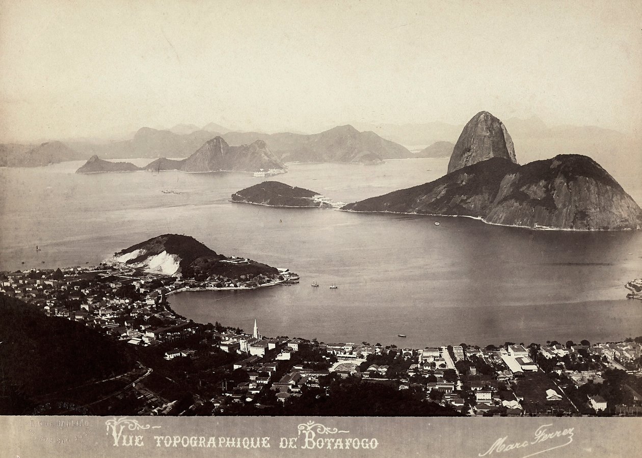 Vista di Botafogo, Brasile da Marc Ferrez