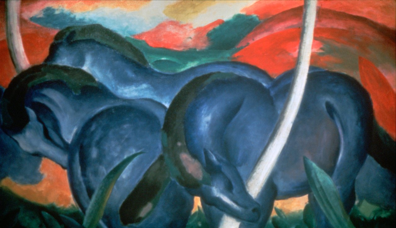 Cavalli blu, 1911 da Franz Marc