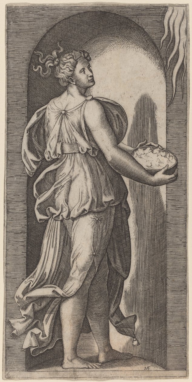 Speranza da Marcantonio Raimondi after Raphael