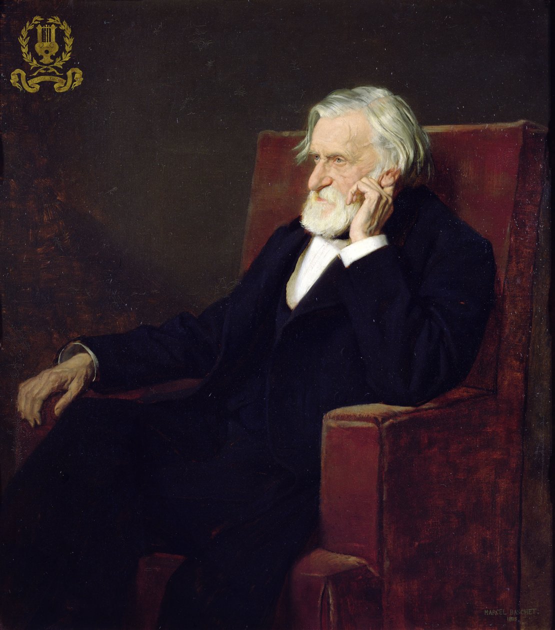 Ritratto di Ambroise Thomas (1811-96) 1895 da Marcel Andre Baschet