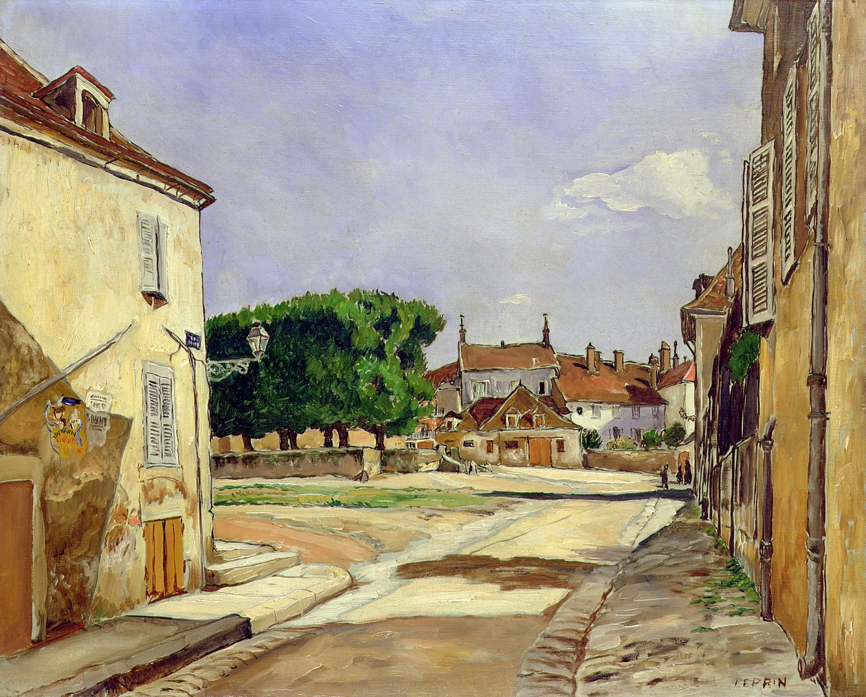 Una strada ad Avallon da Marcel Leprin