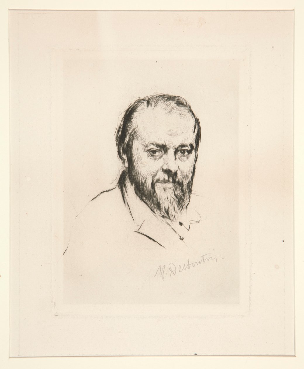 Ritratto di J.J. Henner da Marcellin Desboutin