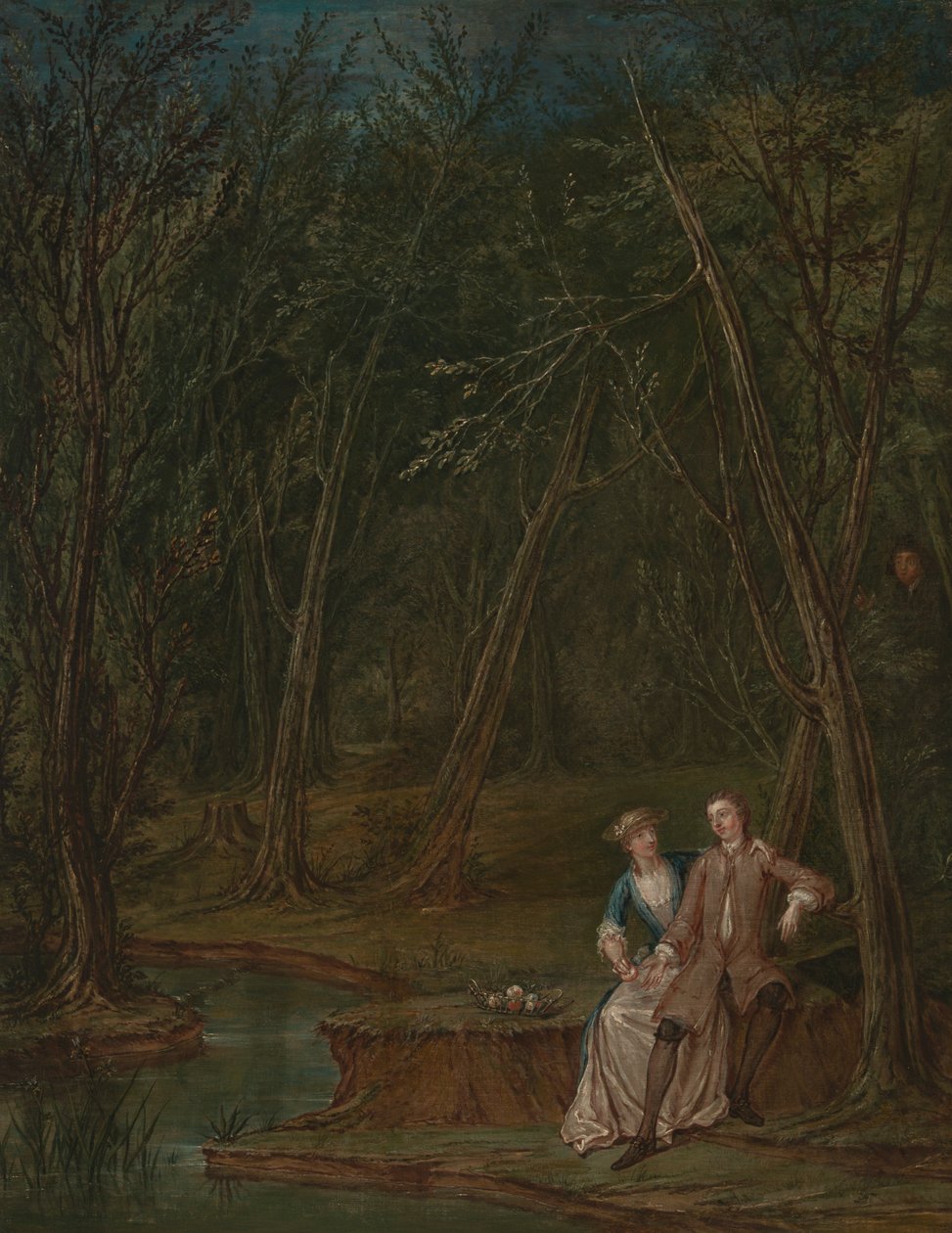 Amanti in una radura da Marcellus Laroon the Younger