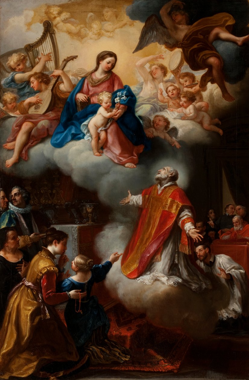 La visione di San Filippo Neri, 1721 da Marco Benefial