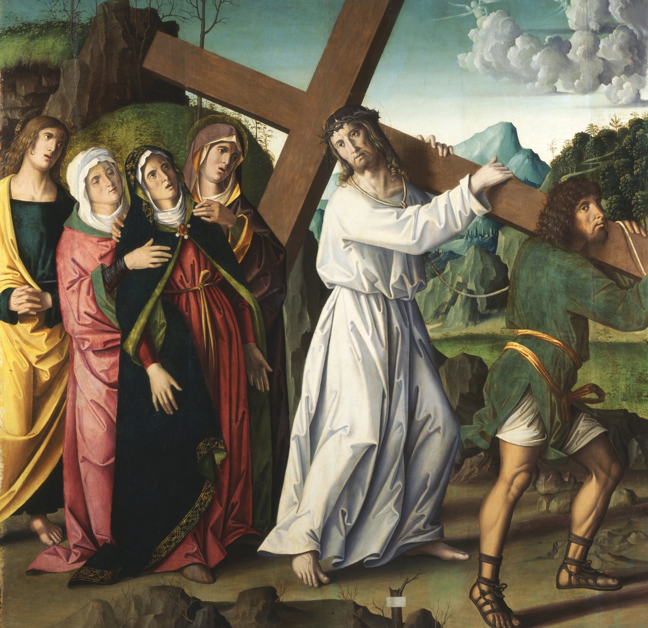 Sulla via del Calvario da Marco Palmezzano