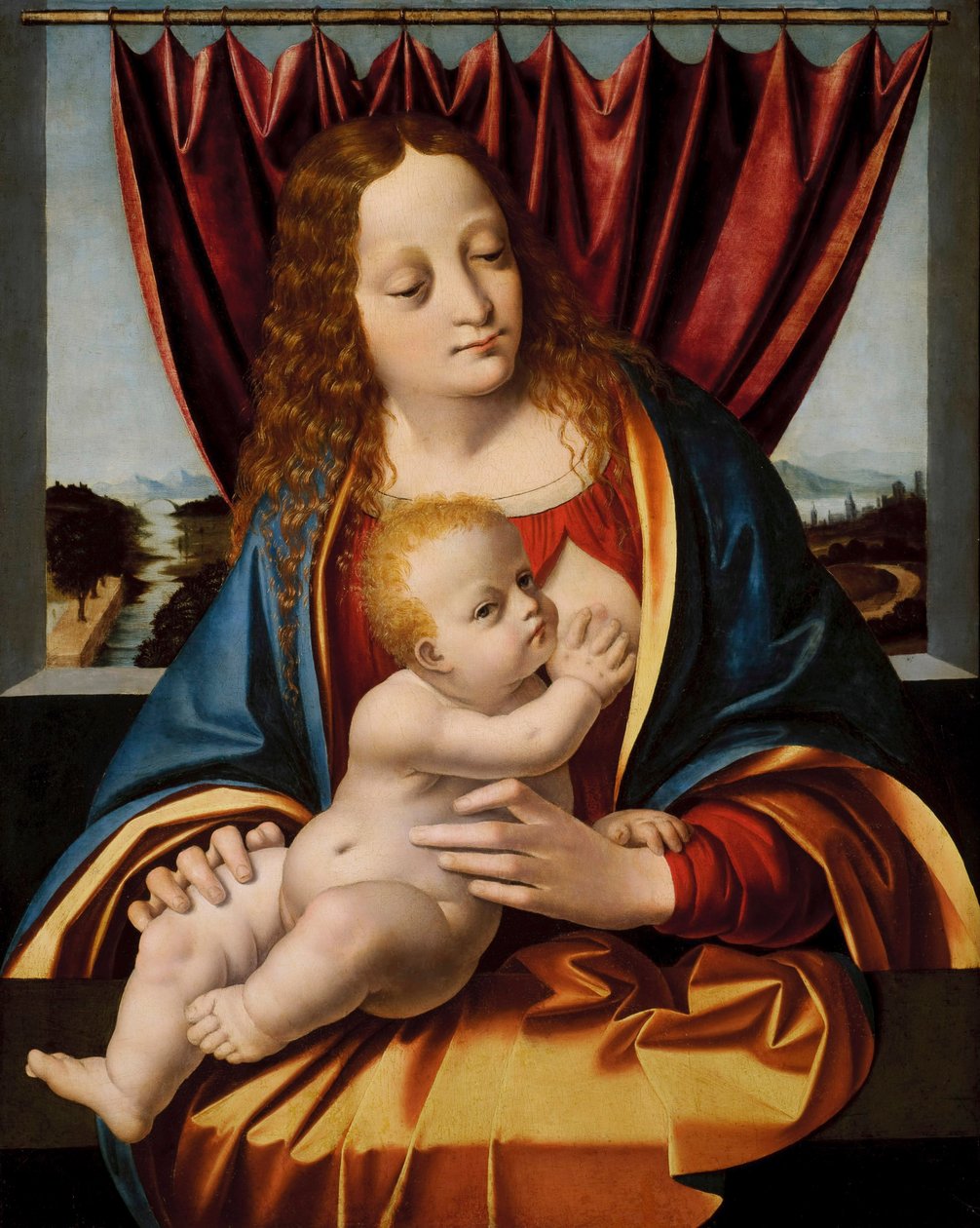 Madonna col Bambino da Marco d Oggiono