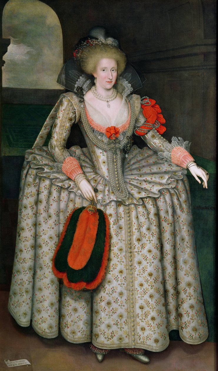 Anna di Danimarca, c.1605-10 da Marcus Gheeraerts