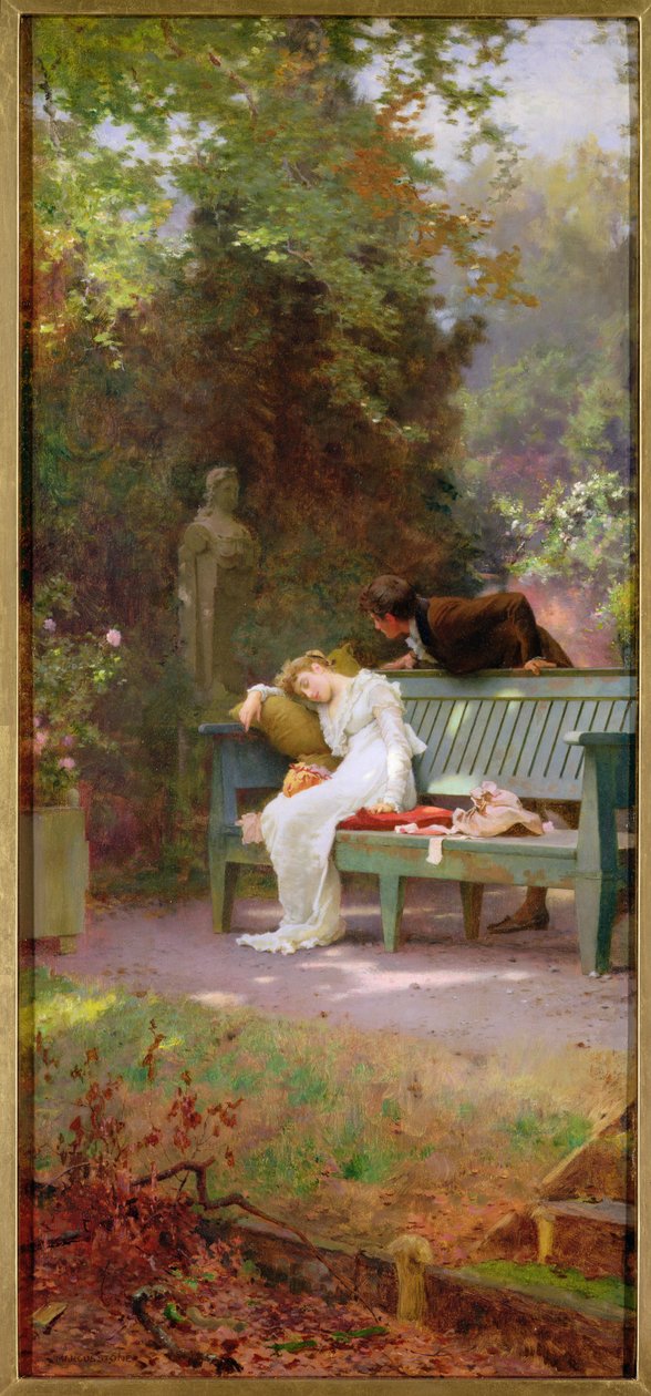 Un bacio rubato da Marcus Stone