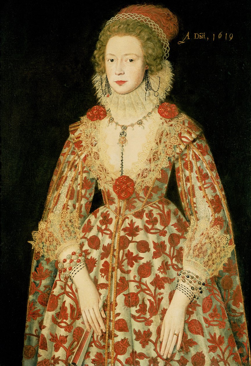 Ritratto di una Signora, 1619 da Marcus Garret Gheeraerts the Younger