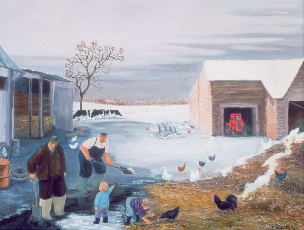 Neve sulla fattoria da Margaret Loxton
