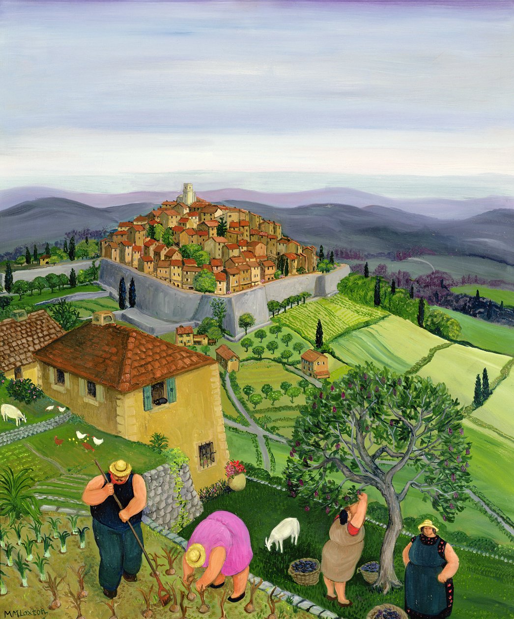 Saint-Paul-de-Vence da Margaret Loxton