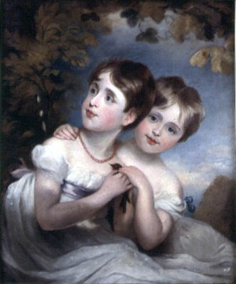 Due Ragazze con un Uccello da Margaret Sarah Carpenter