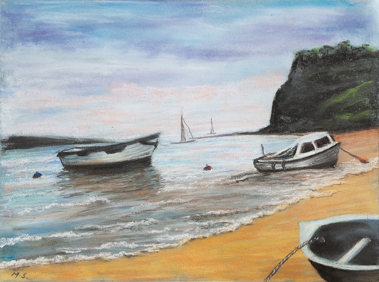 Spiaggia di Shaldon, South Devon da Margo Starkey