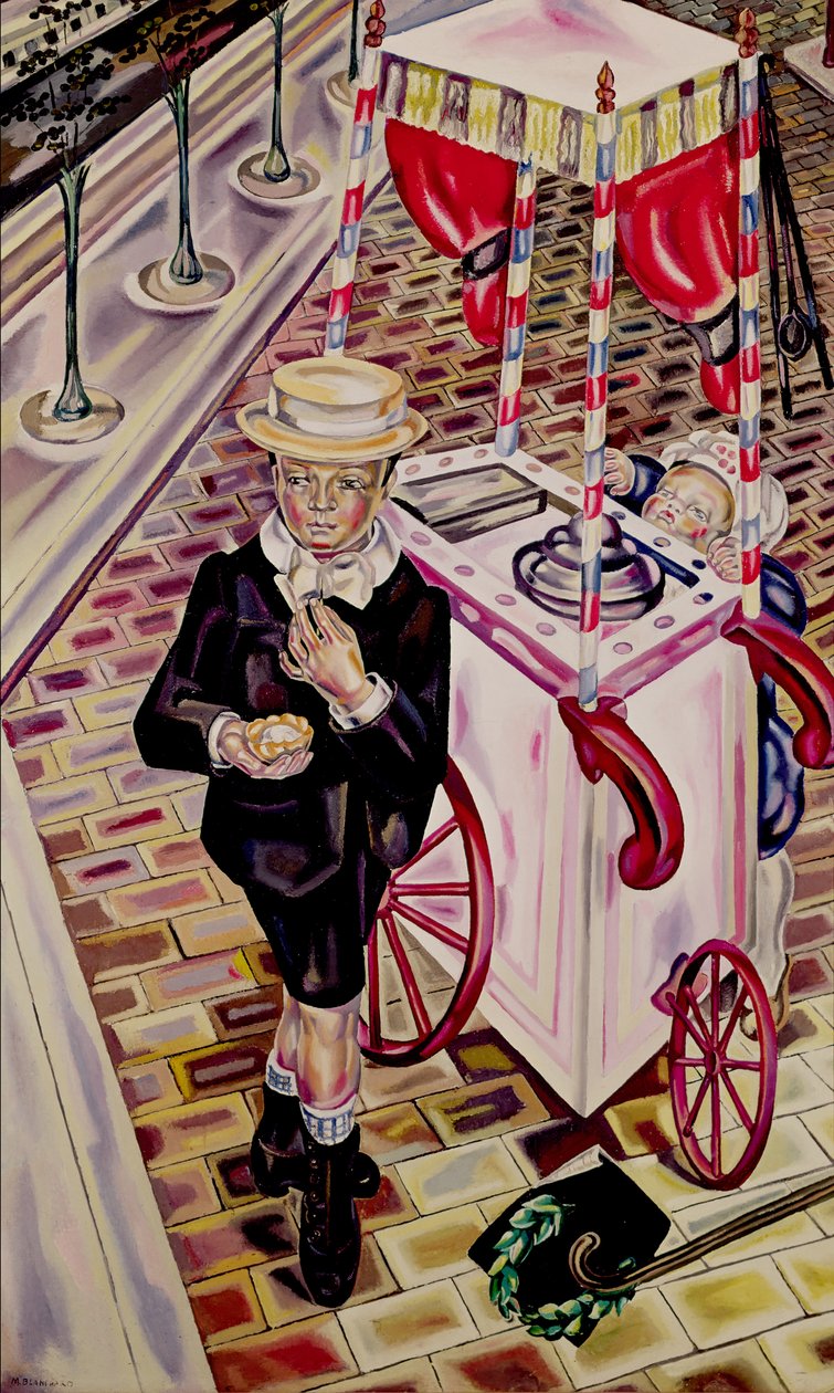 Bambino con un gelato da Maria Blanchard