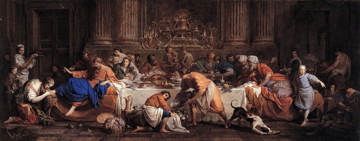 Cena a casa del fariseo da Maria Felice Tibaldi Subleyras