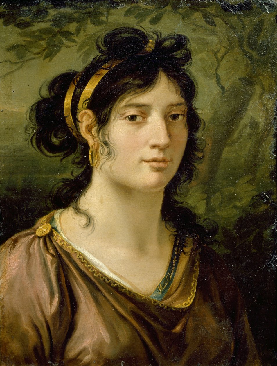Autoritratto di Maria Callani (1778-1803) da Maria Callani