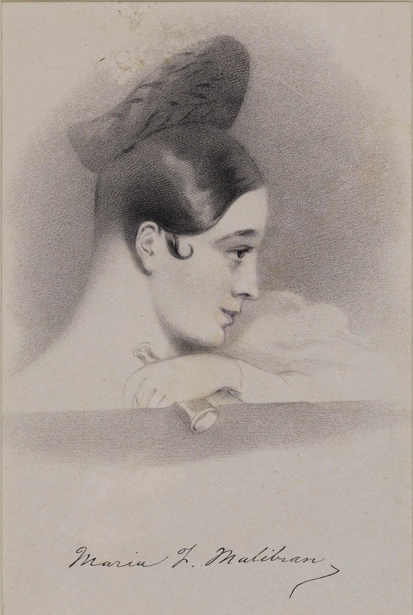 Autoritratto da Maria Malibran Garcia