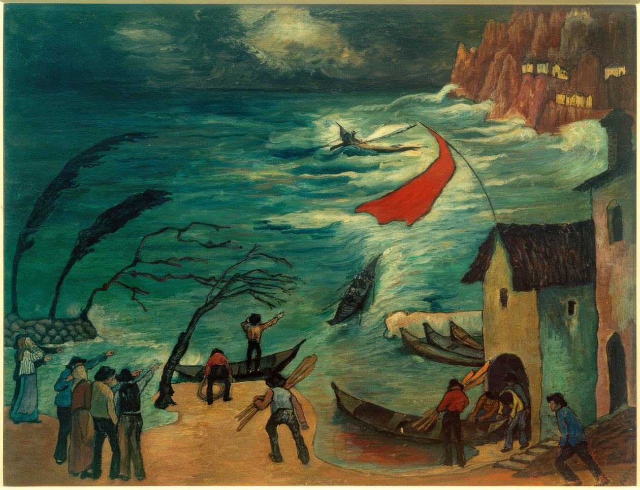 Pescatori nella tempesta da Marianne von Werefkin