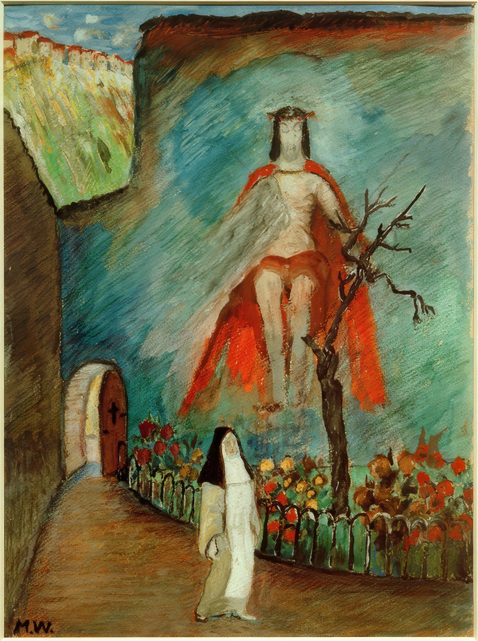 Giardino del monastero da Marianne von Werefkin