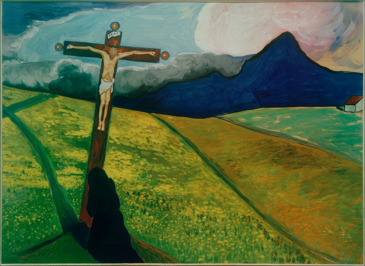 Croce nel paesaggio da Marianne von Werefkin