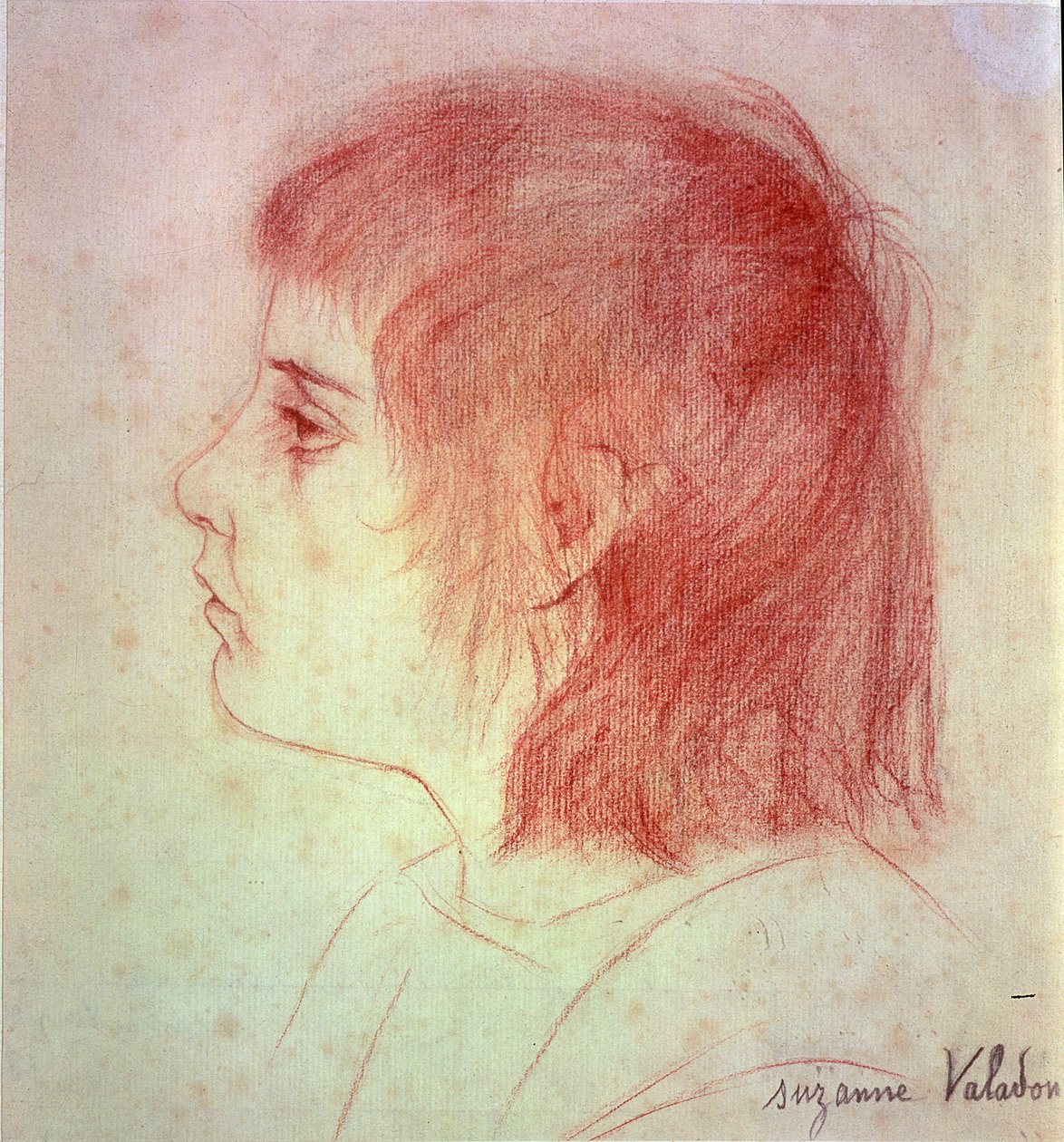 Ritratto di Maurice Utrillo da bambino, c.1888-90 da Marie Clementine (Suzanne) Valadon