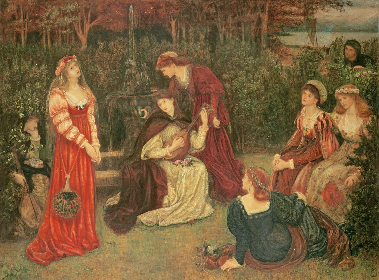 Fiammetta che canta, 1879 da Marie Spartali Stillman