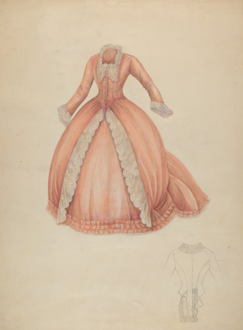 Vestito, c. 1942 da Marie Alain