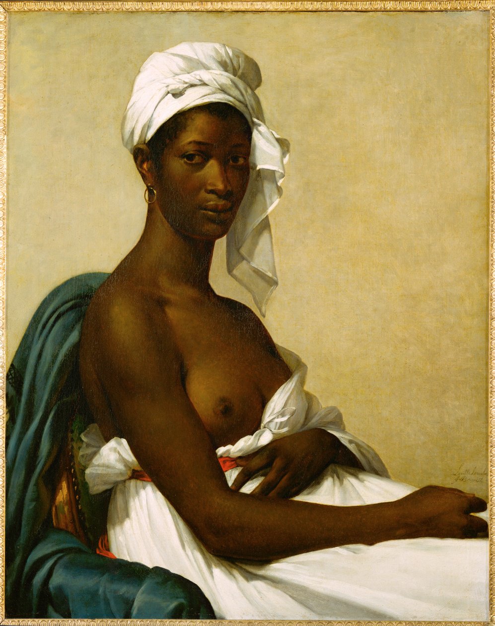 Ritratto di una negra da Marie Guilhelmine Benoist