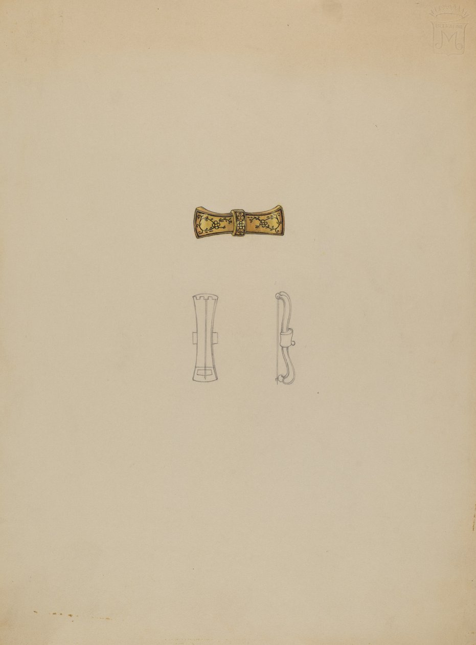 Spilla, c. 1936 da Marie Mitchell