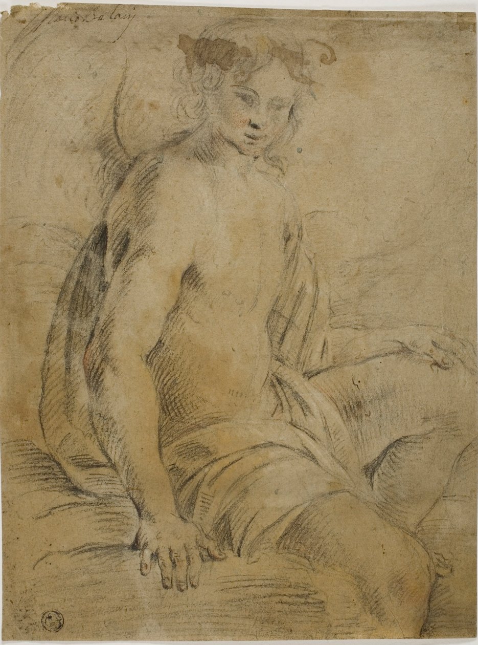 Angelo seduto da Mario Balassi