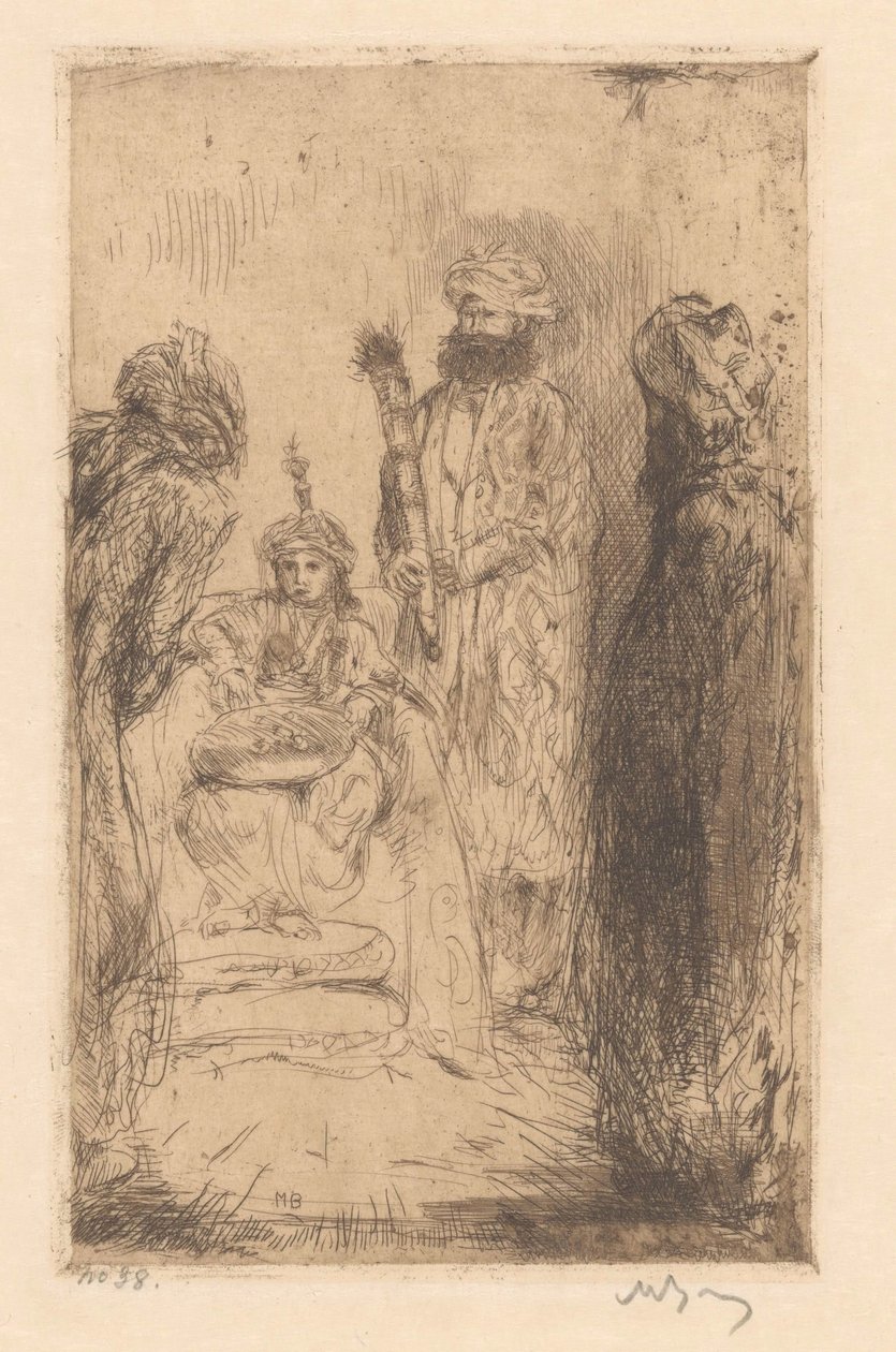 Principe orientale da Marius Bauer (signed by artist)