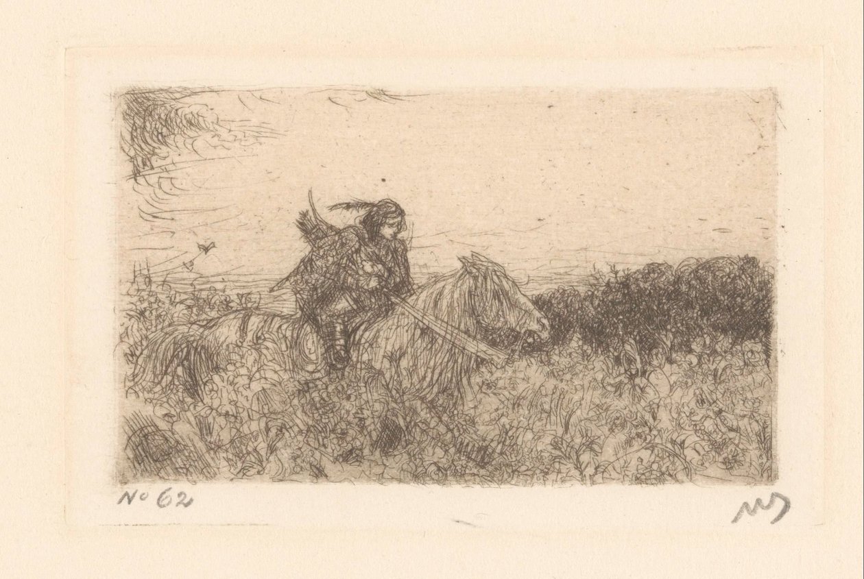 Cavaliere da Marius Bauer (signed by artist)