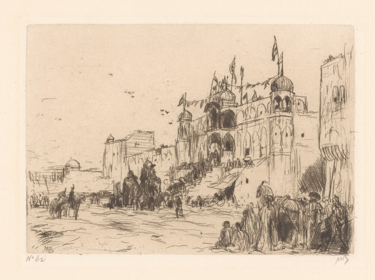 Strada a Jeypore da Marius Bauer (signed by artist)