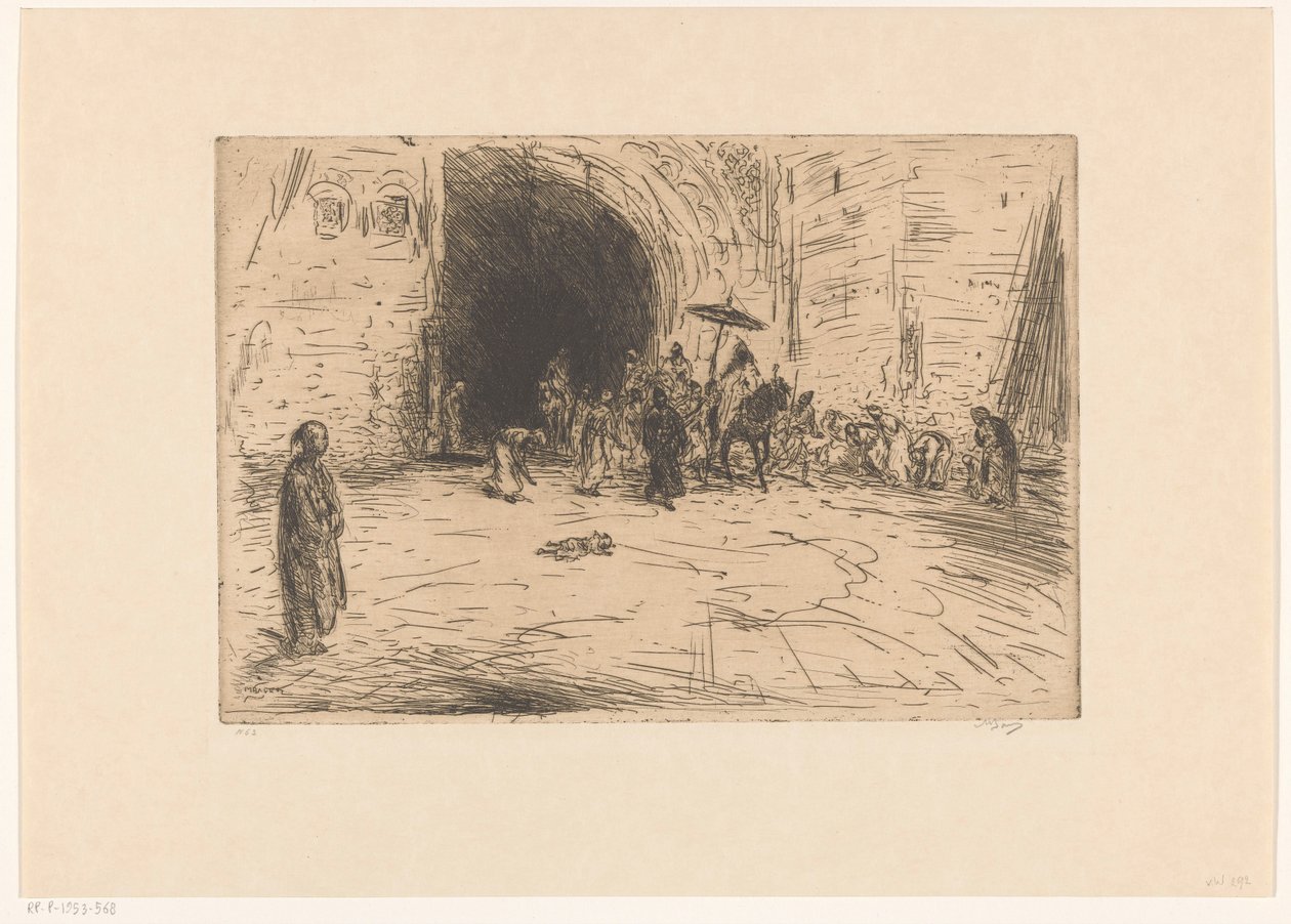 Sultano con seguito da Marius Bauer (signed by artist)