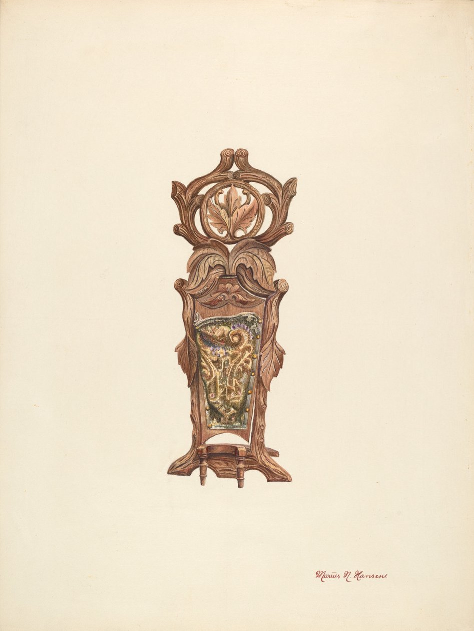 Portastivali e portapantofole, c. 1940 da Marius Hansen