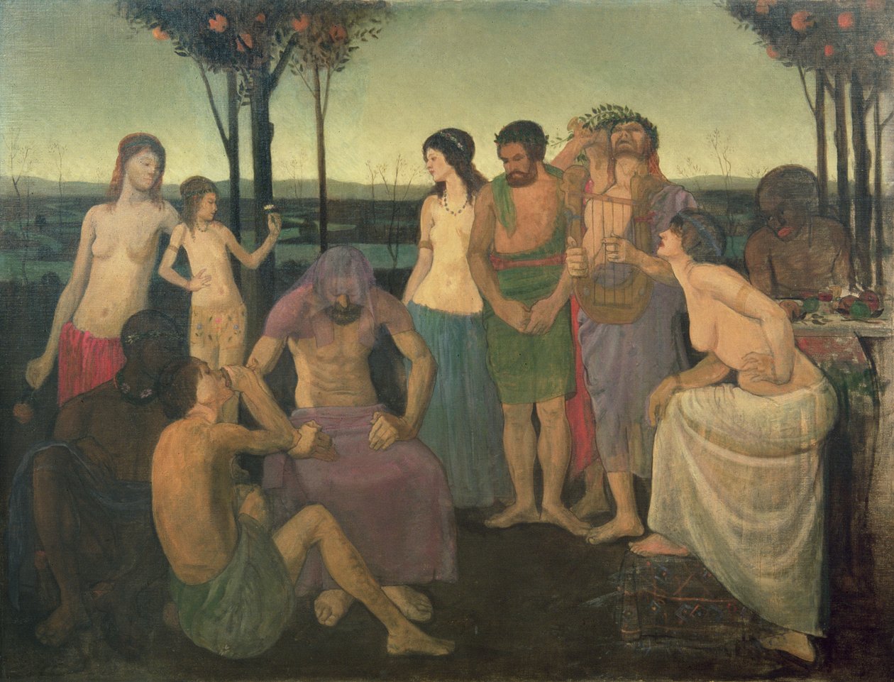 Allegoria, c.1910 da Mark Gertler