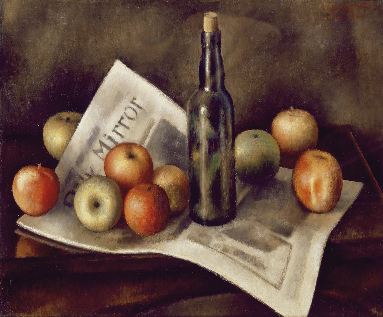 Natura morta con mele da Mark Gertler