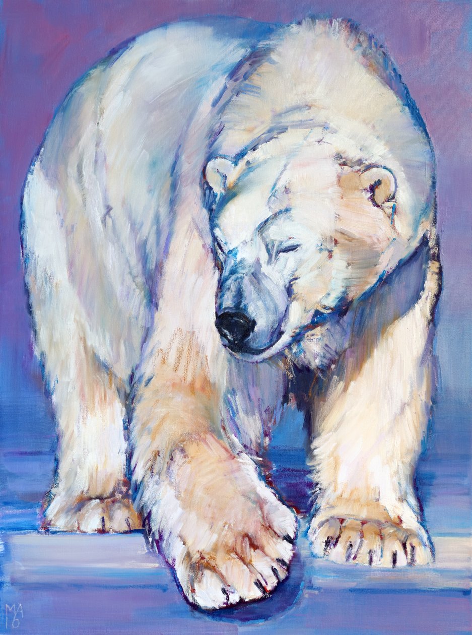 Grande orso bianco, 2016 da Mark Adlington