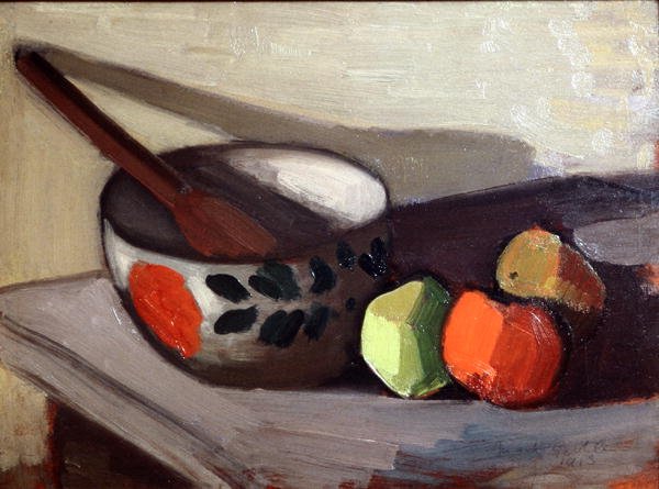Ciotola, Cucchiaio e Mele da Mark Gertler