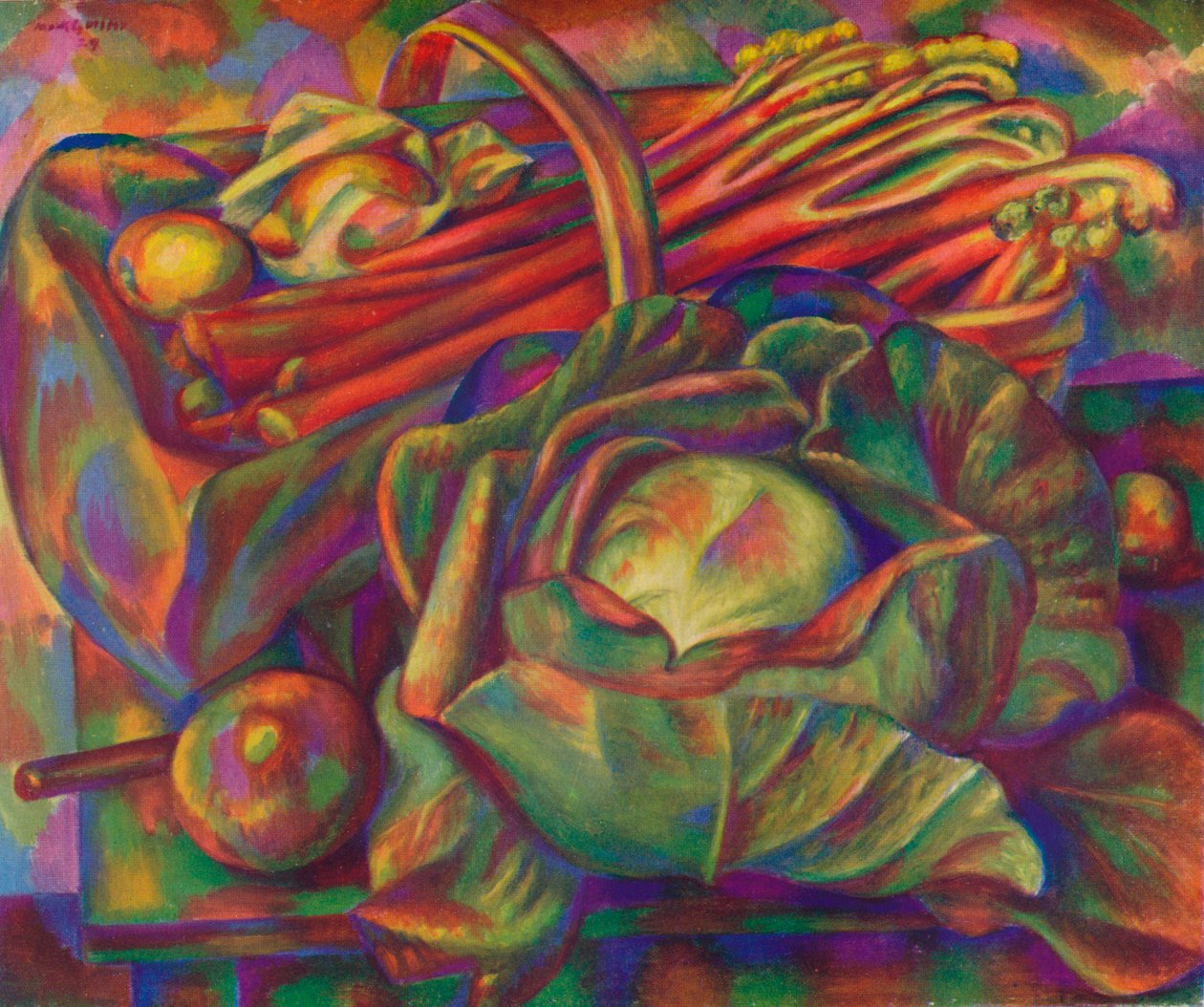 Cavolo e rabarbaro verde di Savoia, 1929 1930 da Mark Gertler