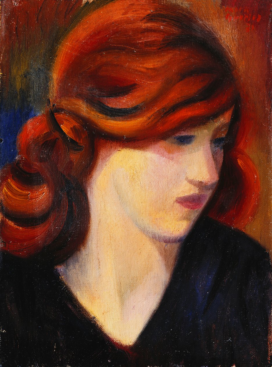 Ritratto di una giovane ragazza da Mark Gertler