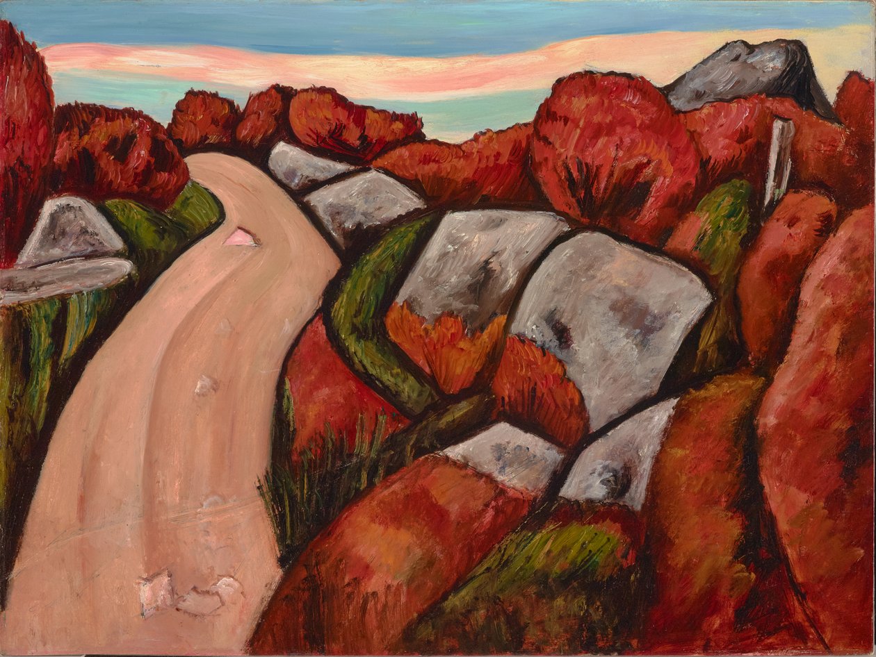 Strada dei mirtilli, Dogtown, 1931 da Marsden Hartley