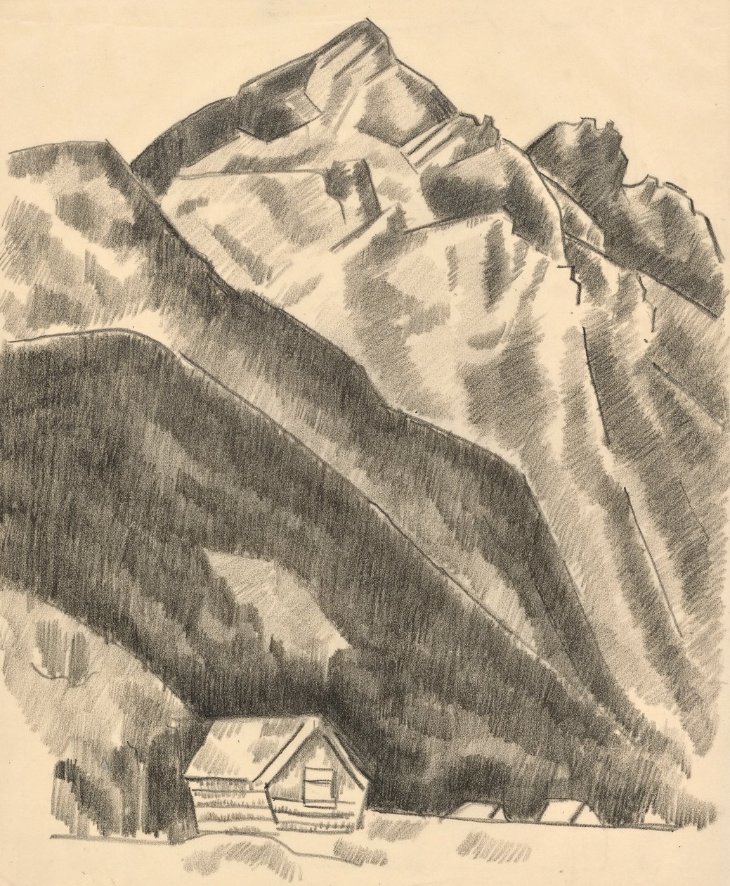 Paesaggio montano (Garmisch-Partenkirchen) da Marsden Hartley