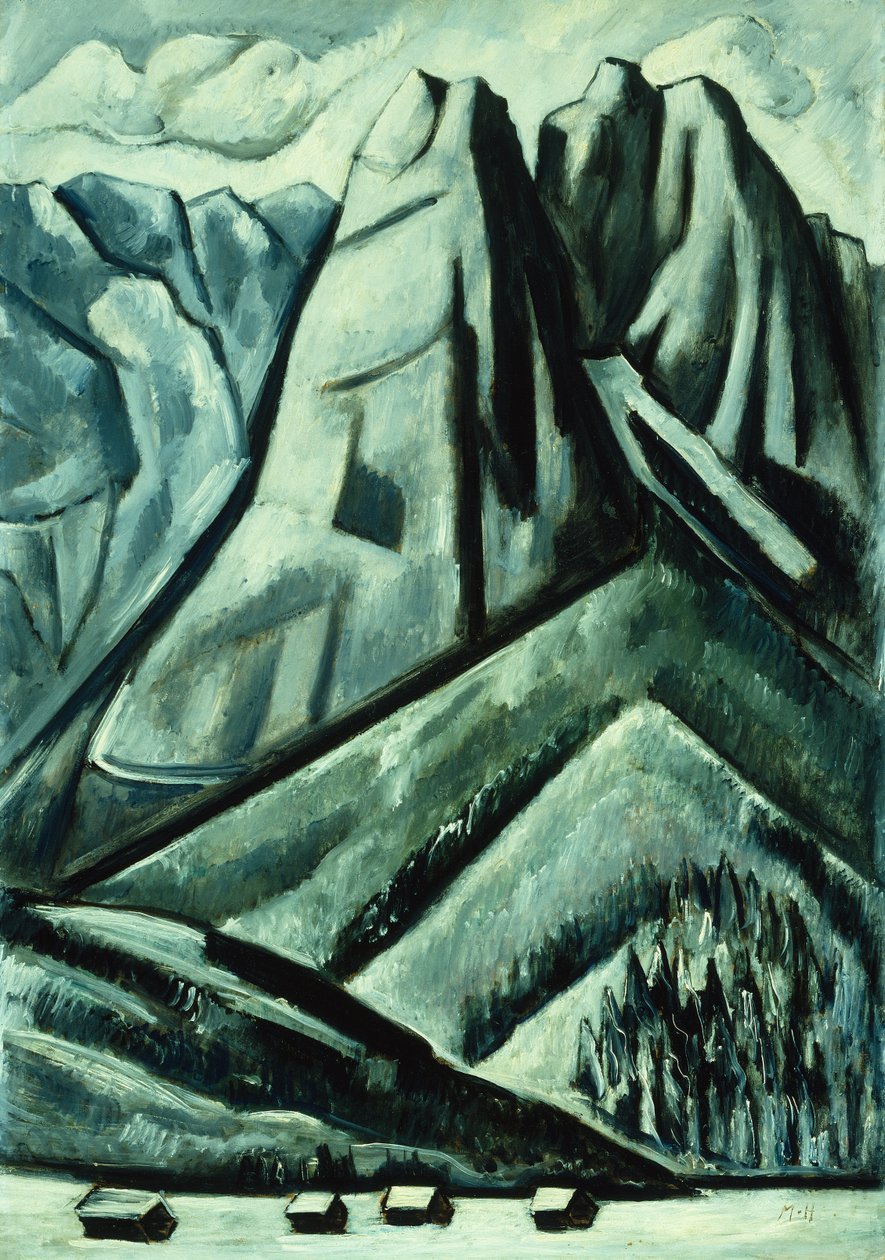 Montagne a Garmisch da Marsden Hartley